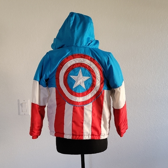 Disney Captain America Jacket - Red, White, Blue - Picture 3 of 14